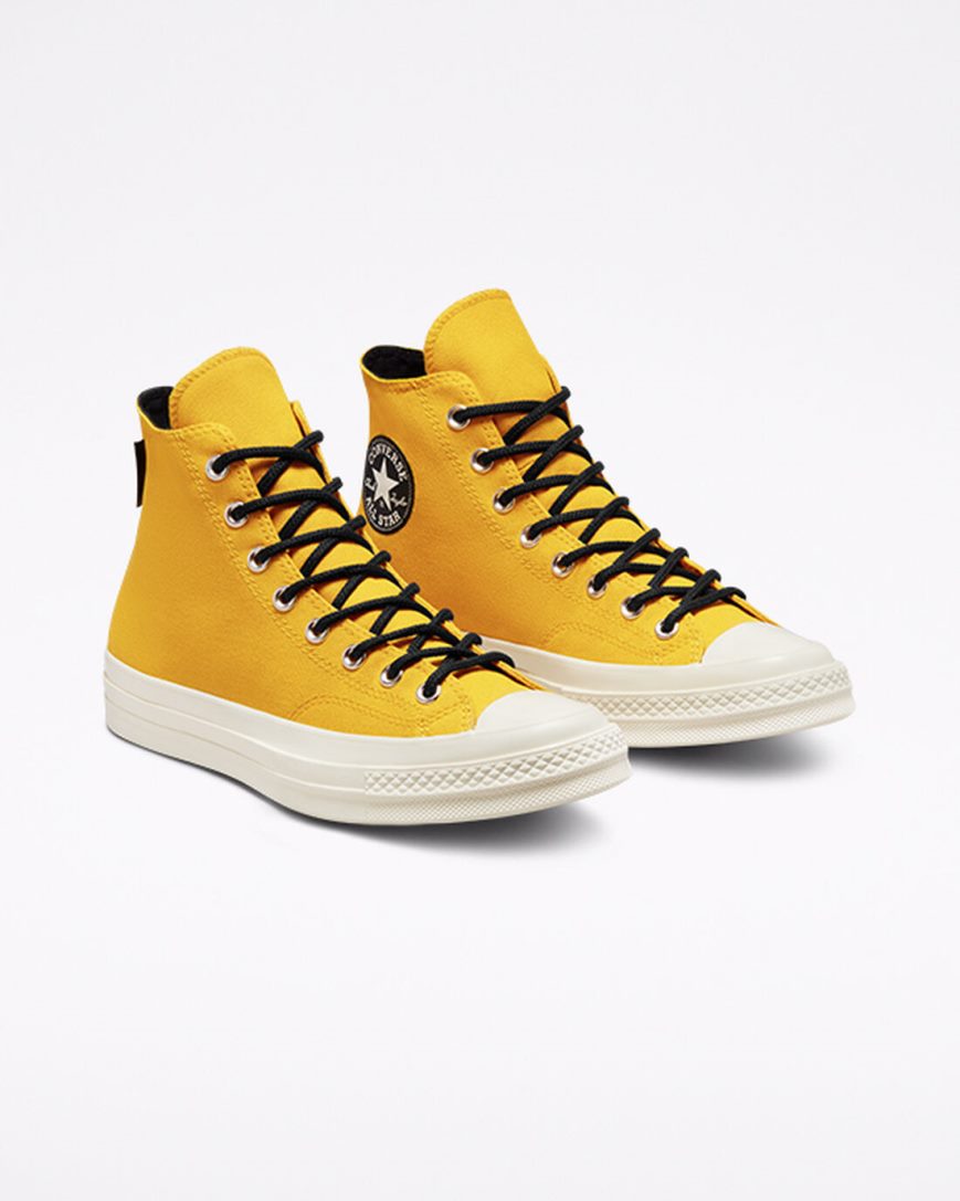 Zapatillas Altas Converse Engineered Optimism Chuck 70 GORE-TEX Mujer Amarillo Negras | PE 2E0W7L